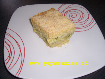 RISO CROCCANTE CON BROCCOLO AL FORNO